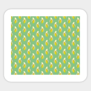 Banana Green Pattern Sticker